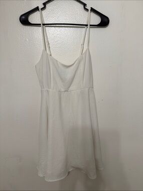 Forever 21 White Mini Slip Dress